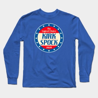 Kirk 2020 Parody Campaign Sticker Long Sleeve T-Shirt